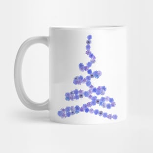 Blue and Purple Chicory Flowers Tree Mug